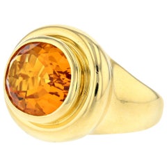 Paloma Picasso for Tiffany & Co. 18K Yellow Gold Citrine Ring