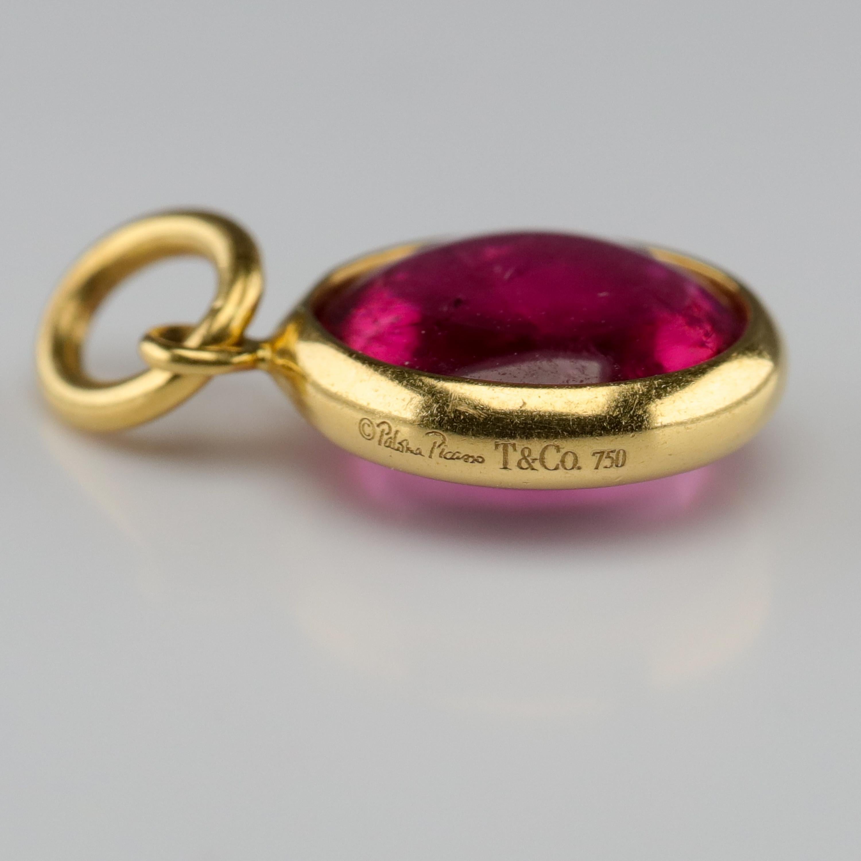 Contemporary Paloma Picasso for Tiffany Dot Charm Amulet, circa 2012