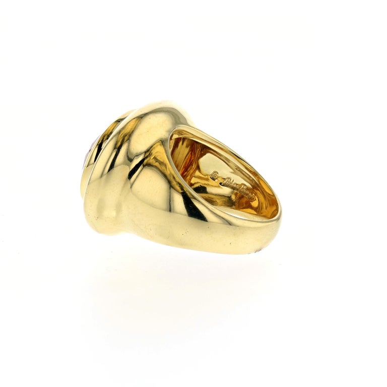 Oval Cut Paloma Picasso for Tiffany & Co. 18K Yellow Gold Citrine Ring