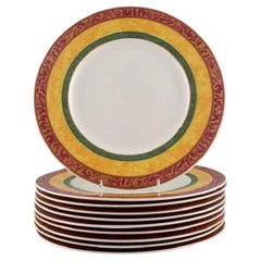 Paloma Picasso for Villeroy & Boch, 10 "My Way" Porcelain Dinner Plates