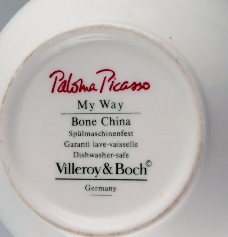 Paloma Picasso für Villeroy & Boch, „My Way“-Kaffeekanne aus Porzellan (Ende des 20. Jahrhunderts) im Angebot