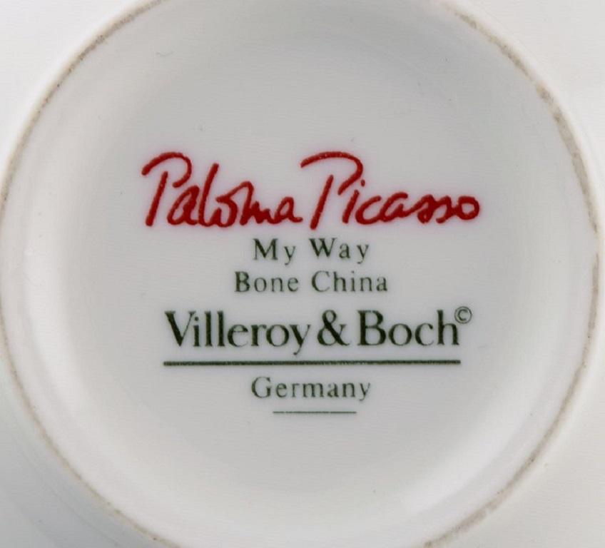 Fin du 20e siècle Ensemble sucre/crème en porcelaine My Way de Paloma Picasso pour Villeroy & Boch en vente