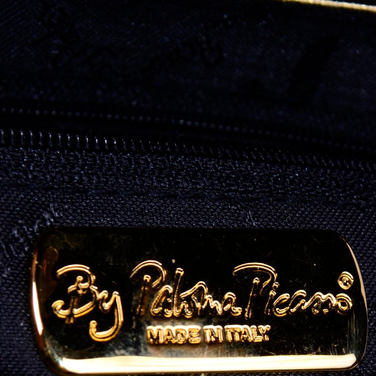 Paloma Picasso Gold Signature X Shoulder Bag With Original Dust Bag For Sale 7