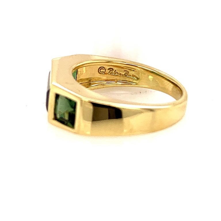 Paloma Picasso Gold and Tourmaline Tiffany and Co. Ring at 1stDibs