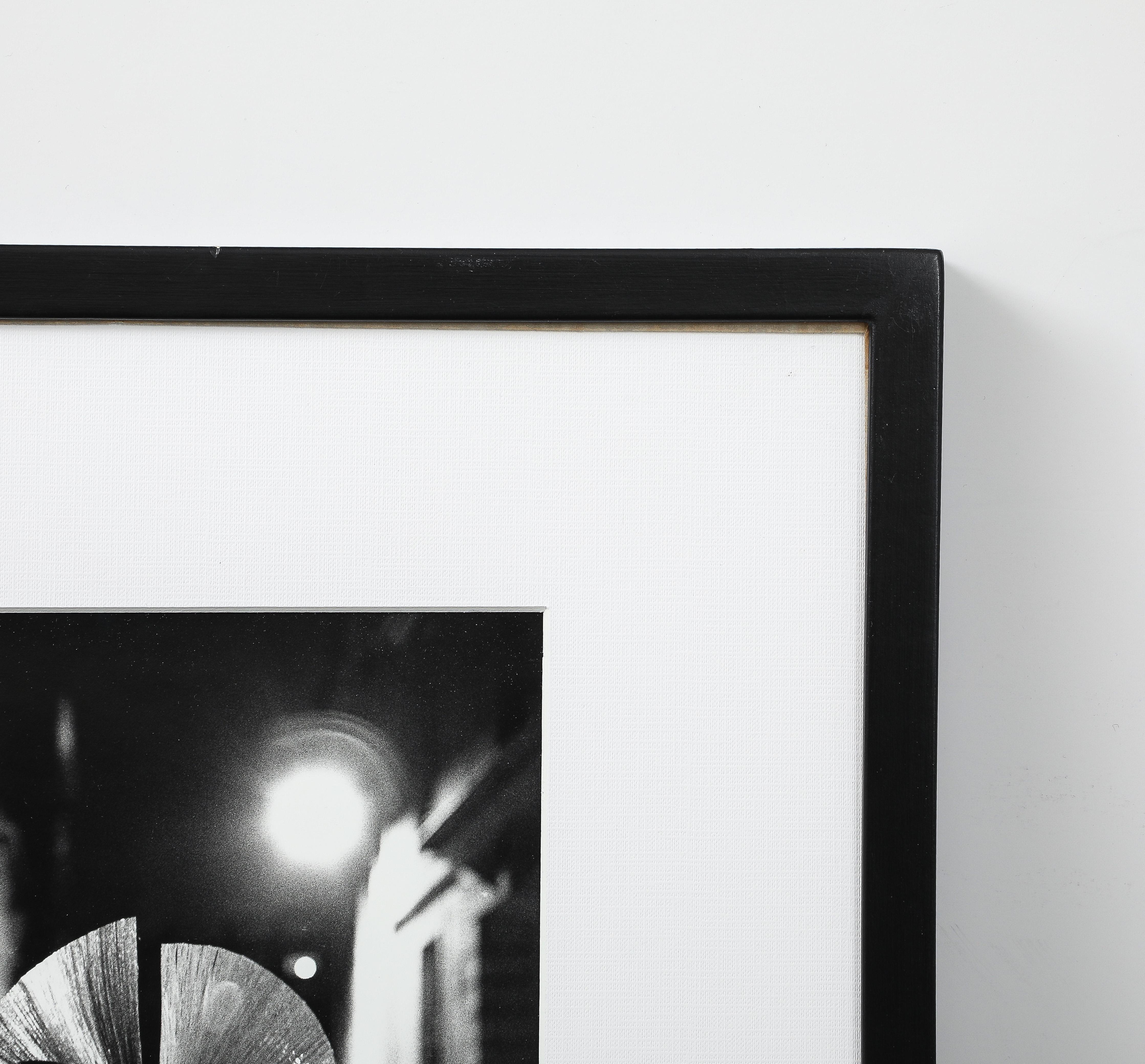 French Paloma Picasso In a Karl Lagerfeld Dress, Signed by Helmut Newton For Sale