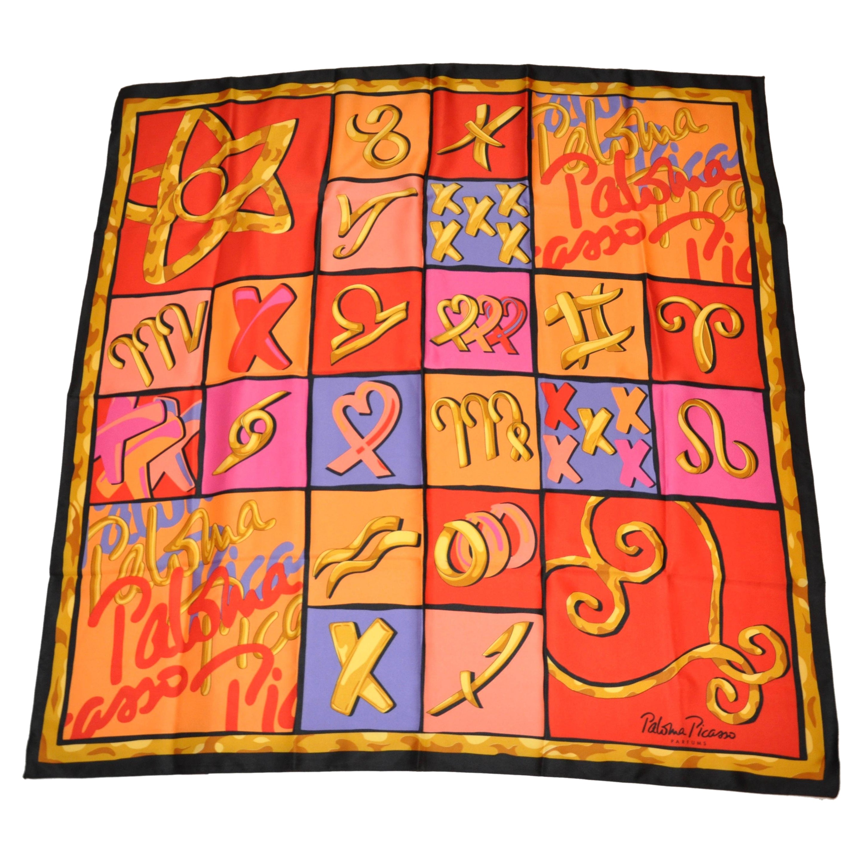 Pañuelo Multicolor "Amor y Besos" Paloma Picasso