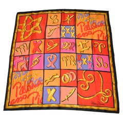 Sciarpa multicolore "Love & Kisses" di Paloma Picasso