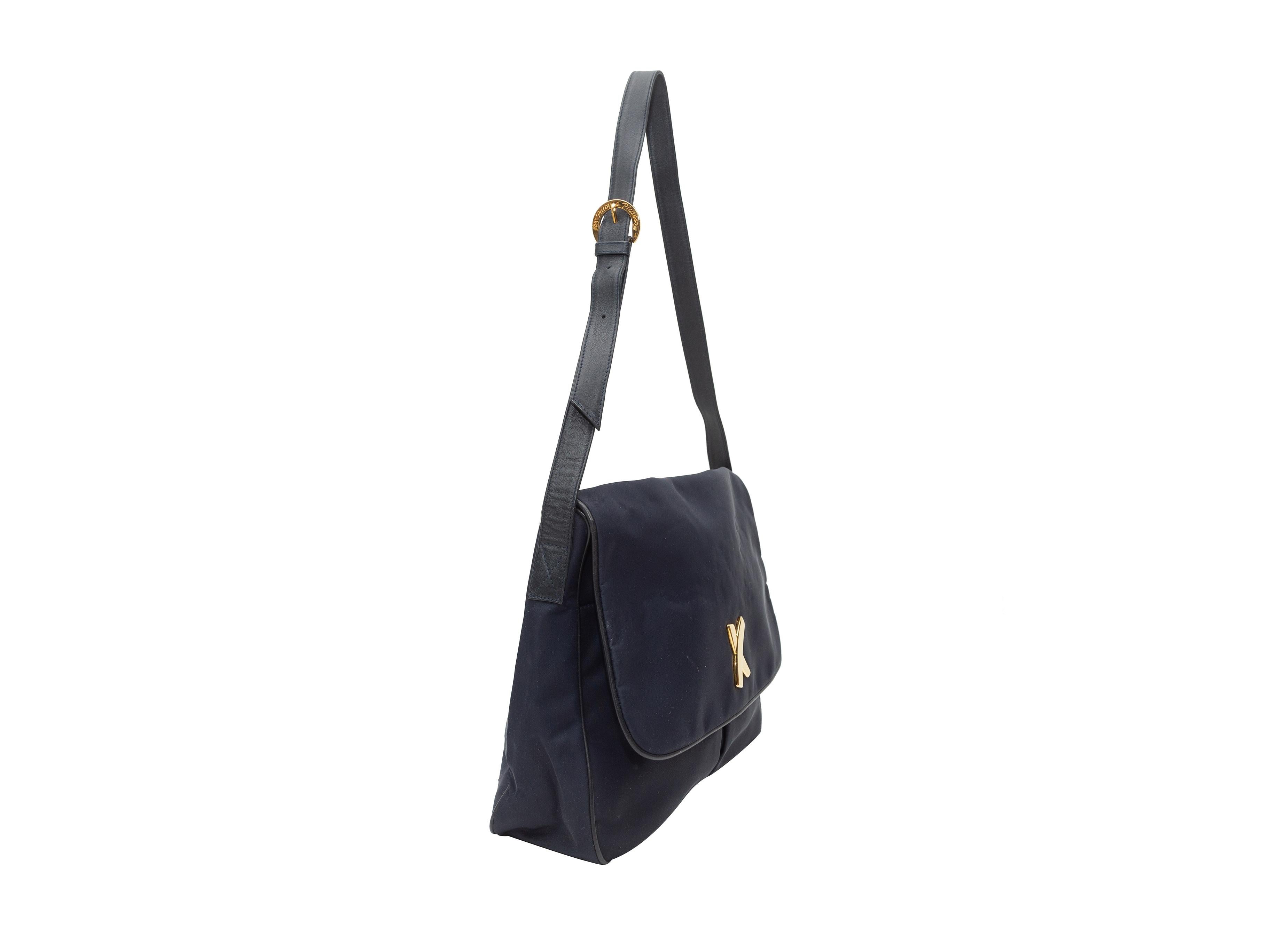 Black Paloma Picasso Navy Nylon Shoulder Bag