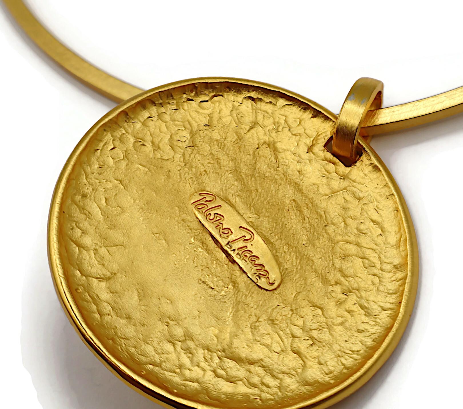PALOMA PICASSO Parfums Vintage Torque Choker Necklace 
