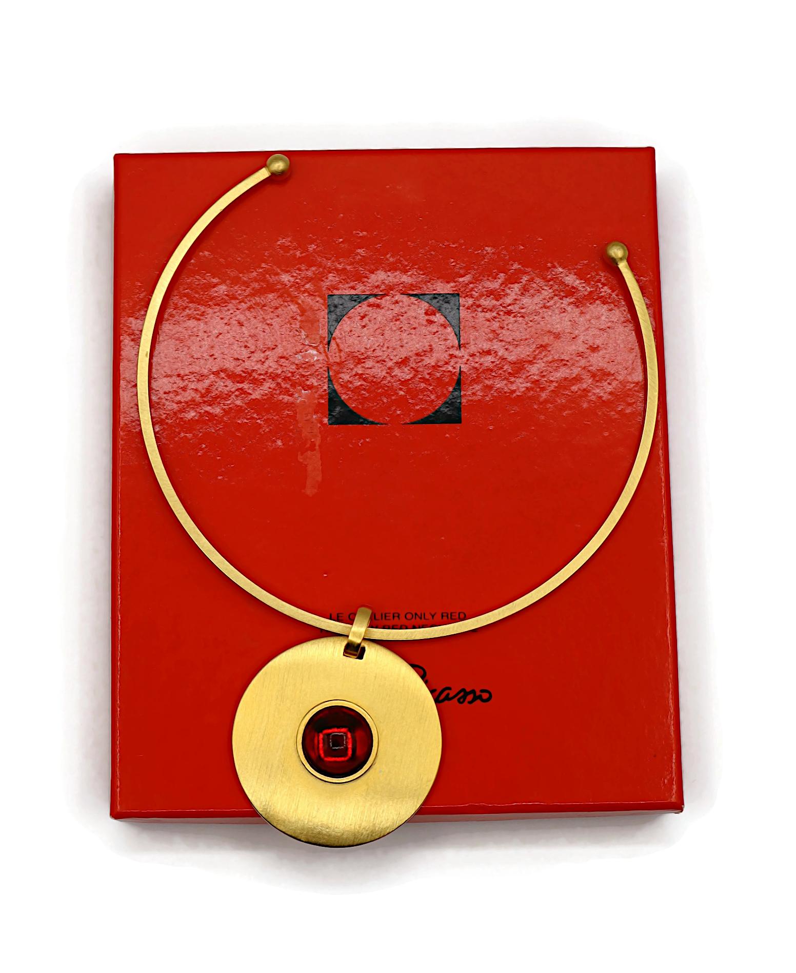 PALOMA PICASSO Parfums Vintage Torque Choker Necklace 