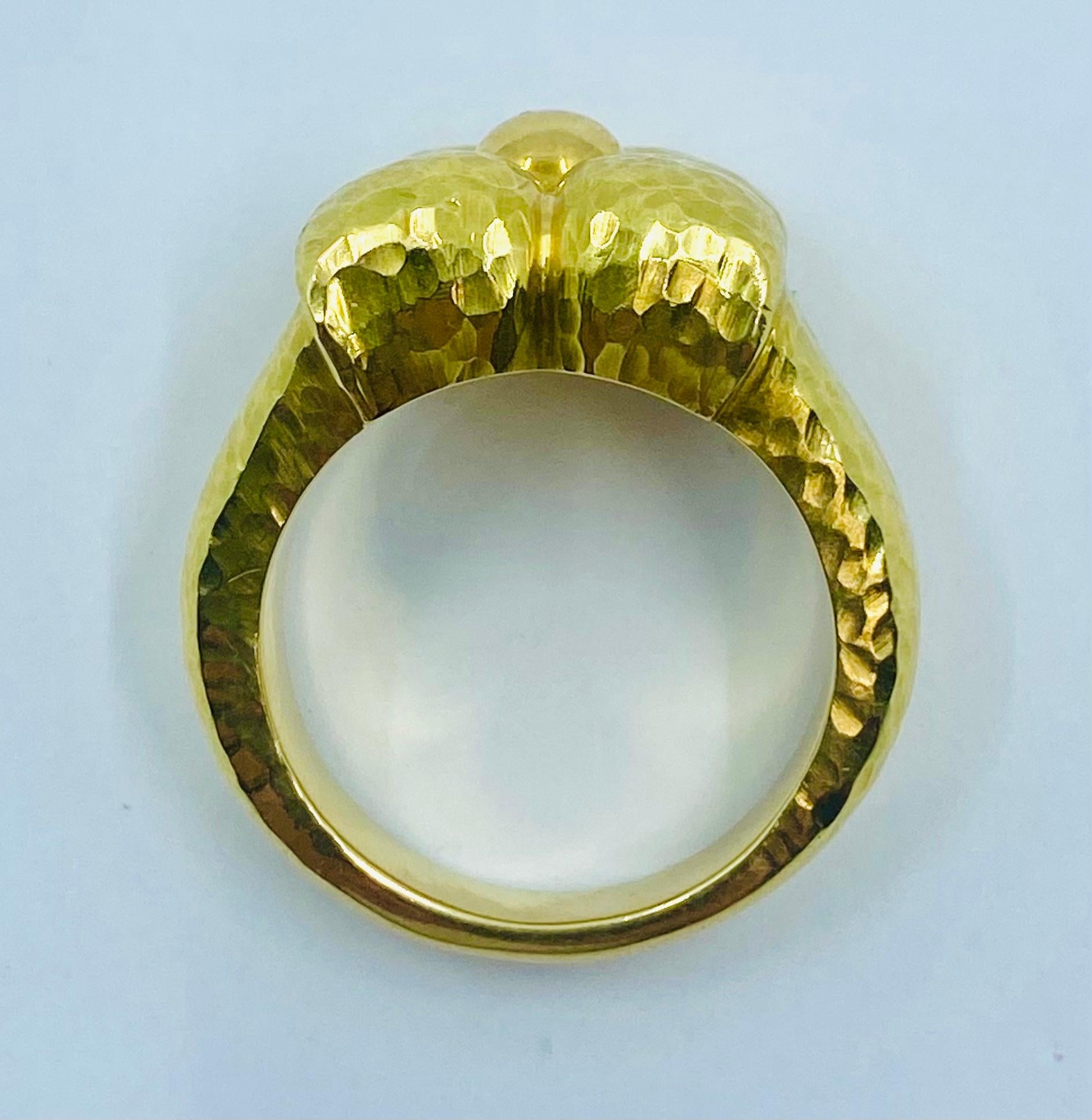Women's Paloma Picasso Ring Vintage Gold For Sale