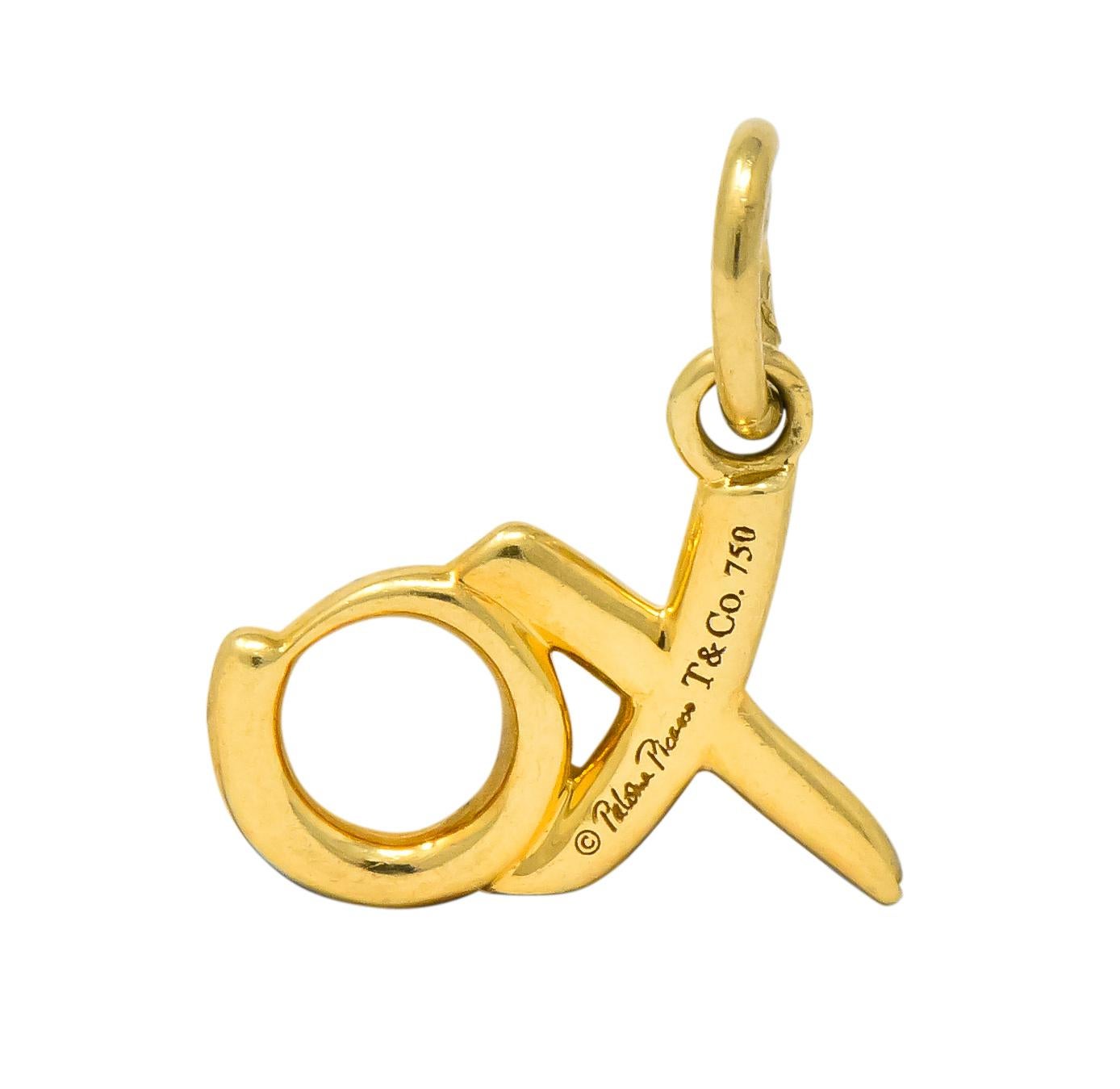 tiffany graffiti love necklace