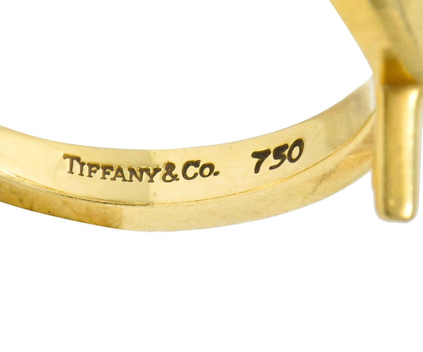 Paloma Picasso Tiffany & Co. 18 Karat Gold Vintage Loving Heart Ring 5