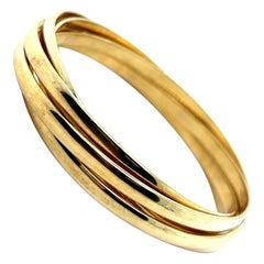 Paloma Picasso for Tiffany & Co 18 Karat Yellow Golding Co Five Bangle Russian Bracelet