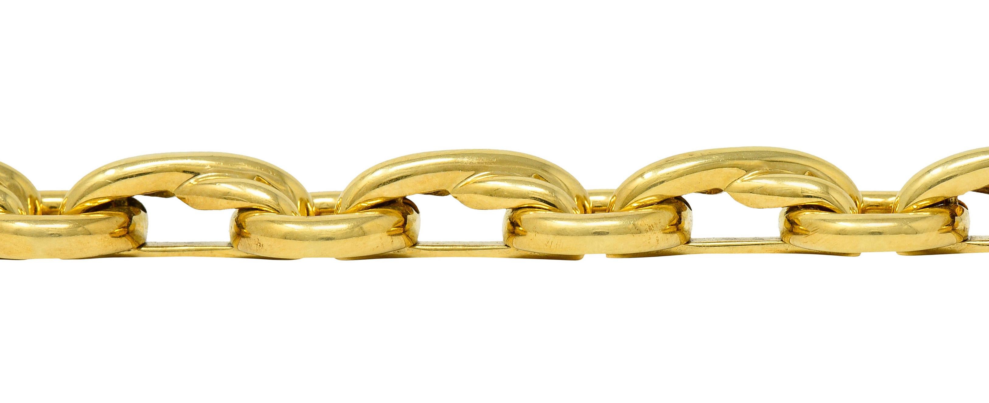 Paloma Picasso Tiffany & Co. 18 Karat Yellow Gold Knot Graffiti X Link Bracelet 6