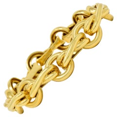 Paloma Picasso Tiffany & Co. 18 Karat Yellow Gold Knot Graffiti X Link Bracelet