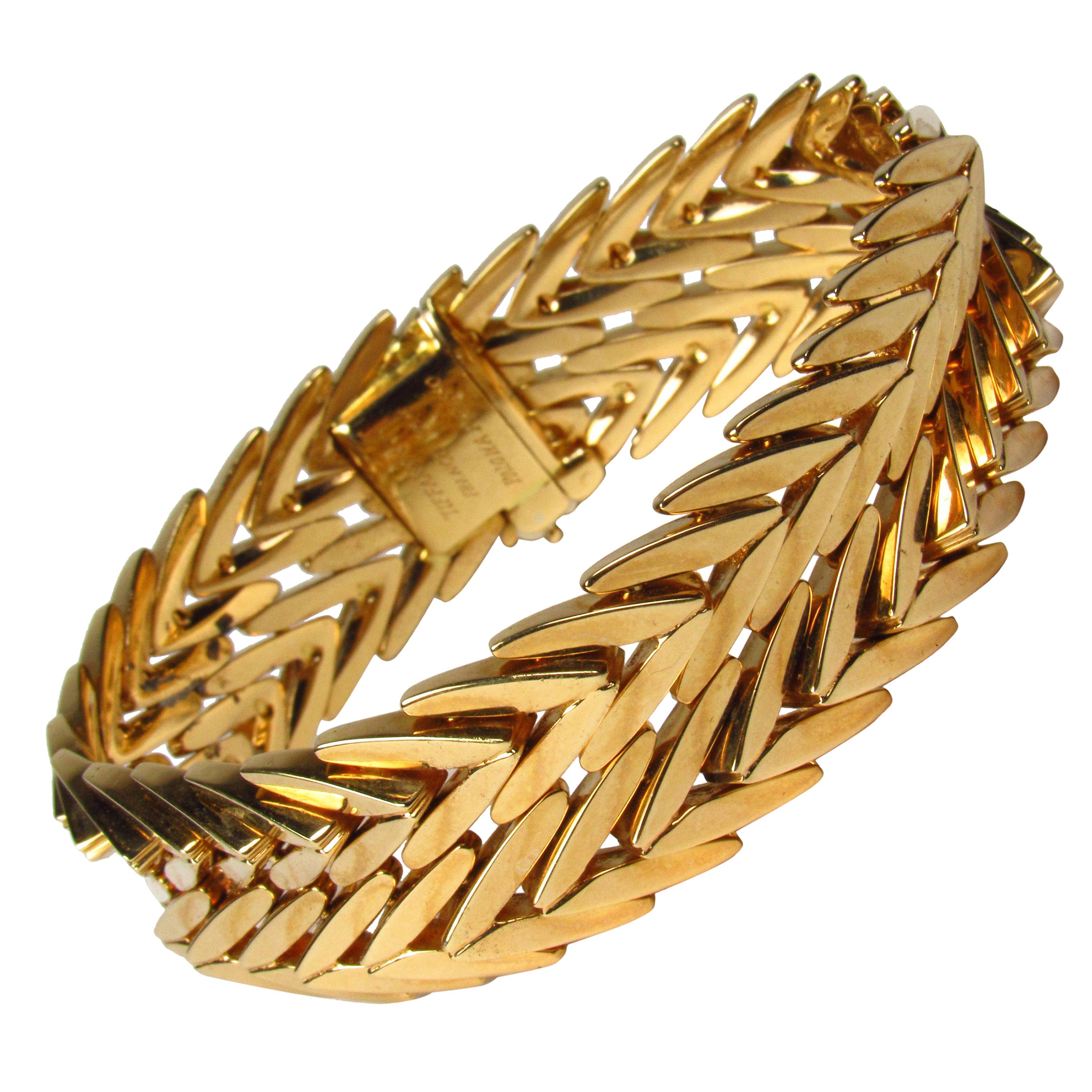 Paloma Picasso Tiffany & Co. 18 Karat Yellow Gold Link Bracelet