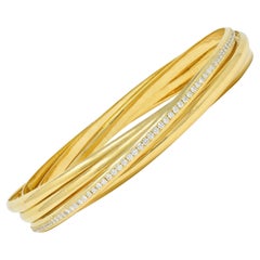 Paloma Picasso for Tiffany & Co. Bracciale Vintage Melody Rolle in oro 18 carati