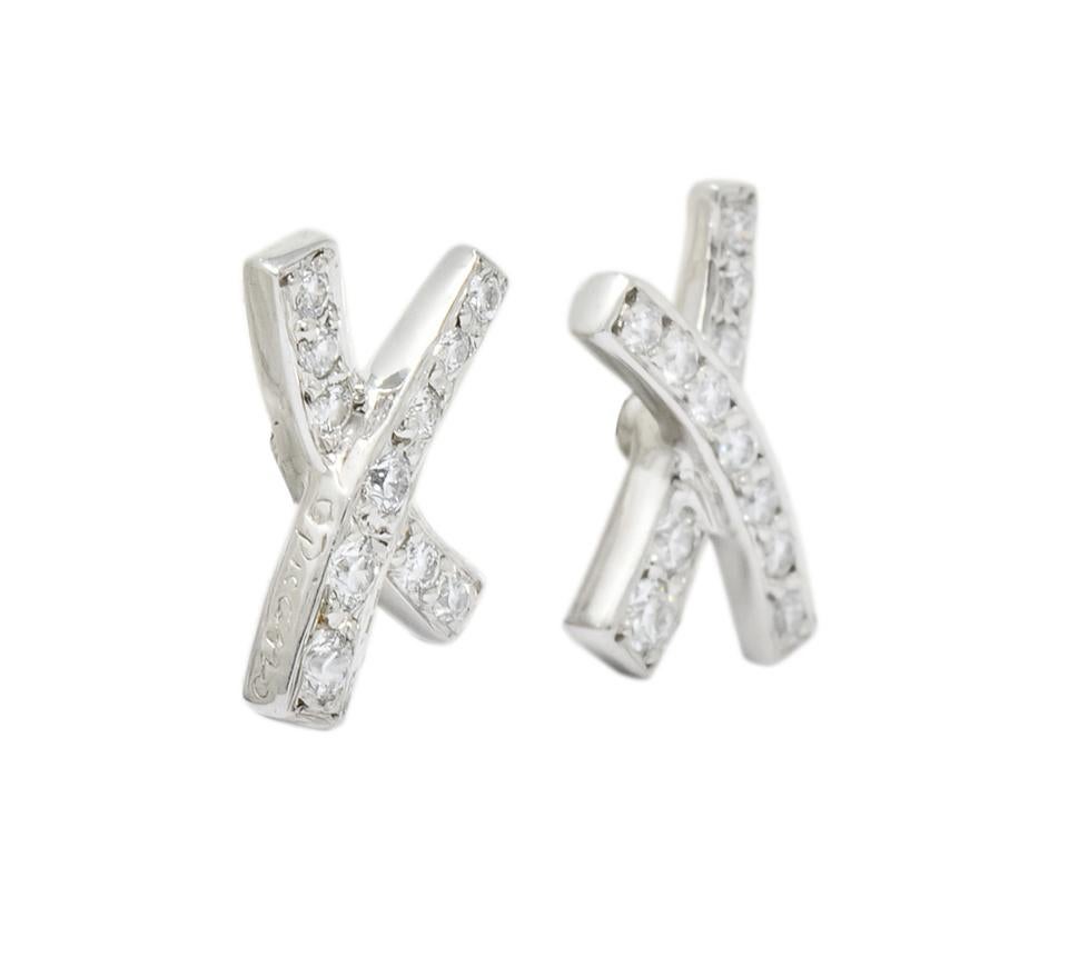 tiffany kiss earrings