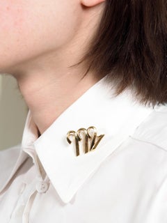 Paloma Picasso Tiffany & Co. 1990's 18 Karat Gold Vintage Scorpio Zodiac Brooch