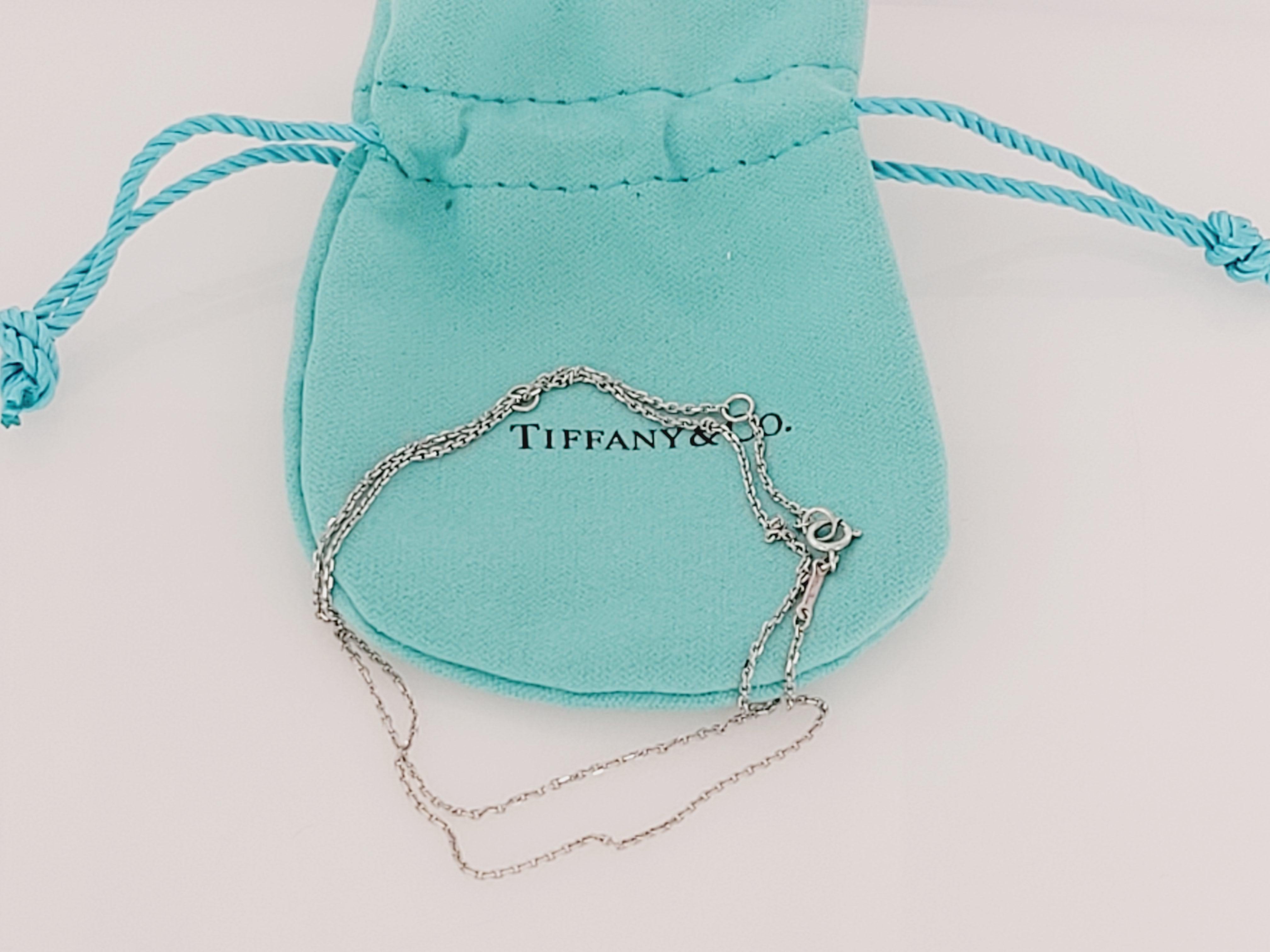 Women's or Men's Paloma Picasso Tiffany &co  Adjustable Chain PT950 For Sale