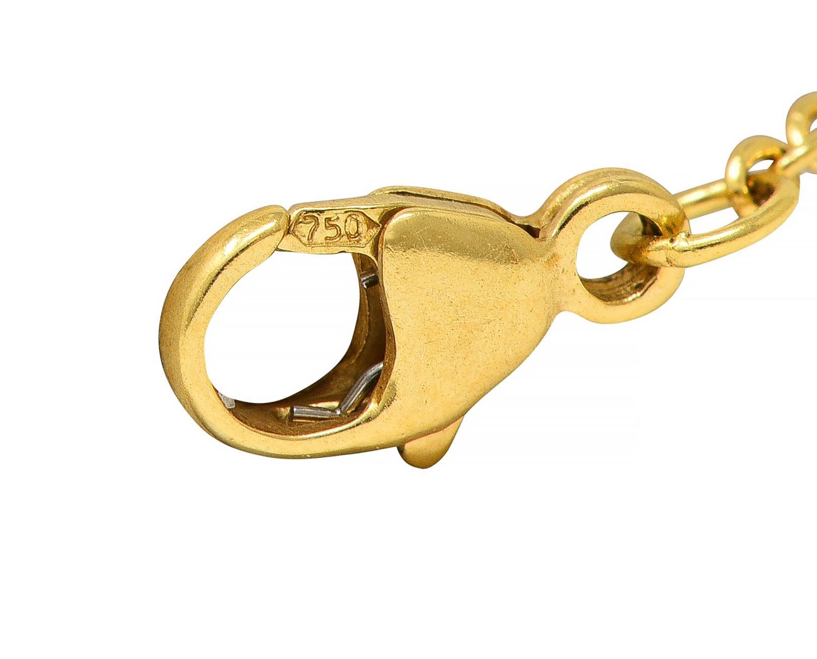 Paloma Picasso Tiffany & Co Amethyst 18 Karat Gold Venezia Goldoni Halskette im Angebot 2