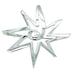 Paloma Picasso pour Tiffany & Co. Broche en argent sterling « Celestial »