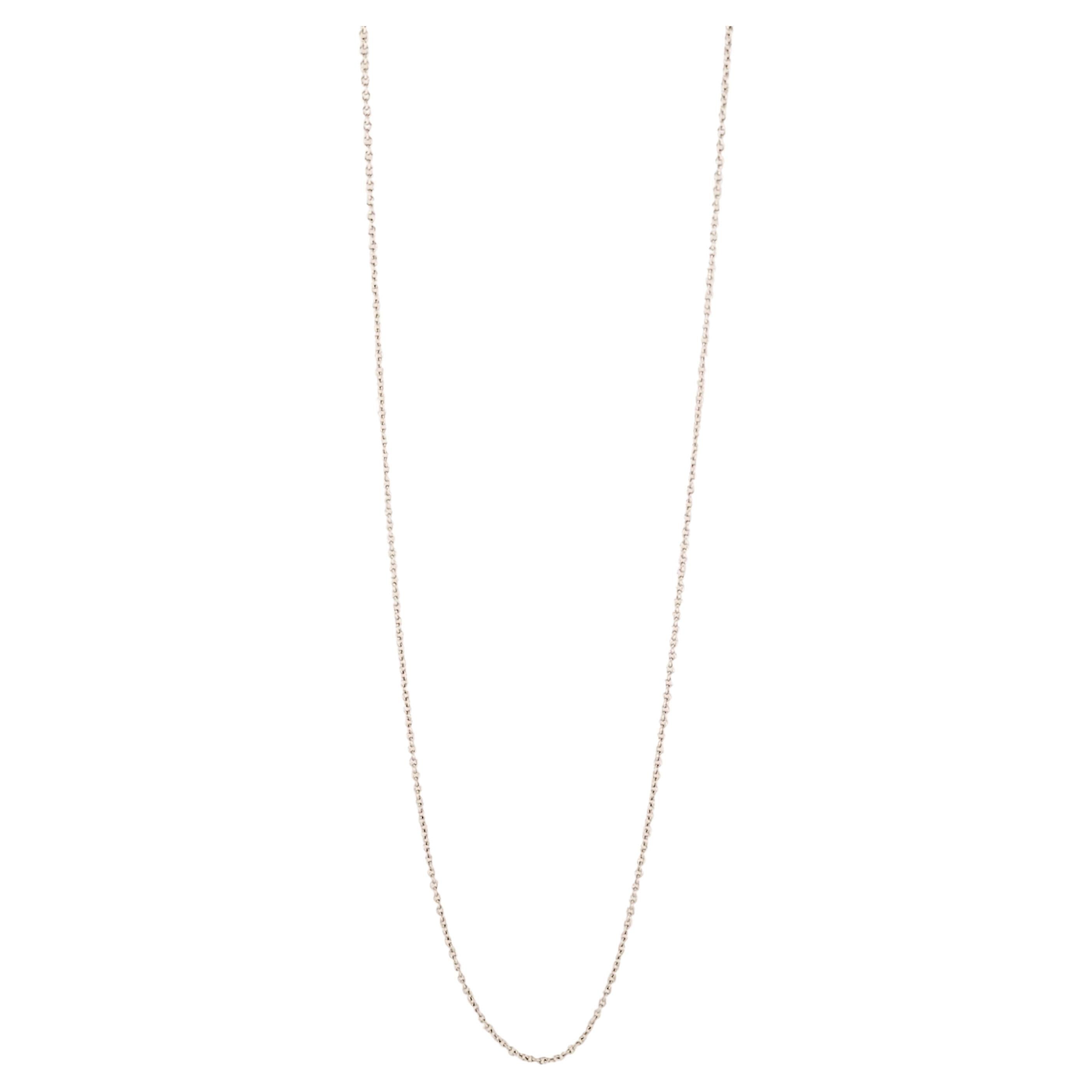 Paloma Picasso Tiffany & co Chain 18K White gold For Sale