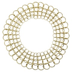 Paloma Picasso Tiffany & Co. Gold Circle Link Necklace
