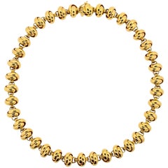 Used Paloma Picasso Tiffany & Co. Gold Necklace