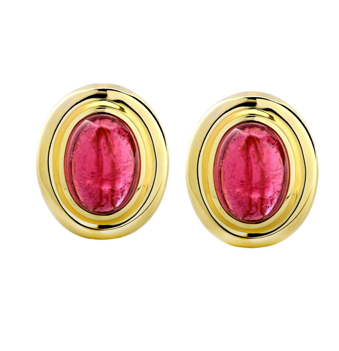 Women's Paloma Picasso Tiffany & Co. Pink Tourmaline Clip-On Earrings