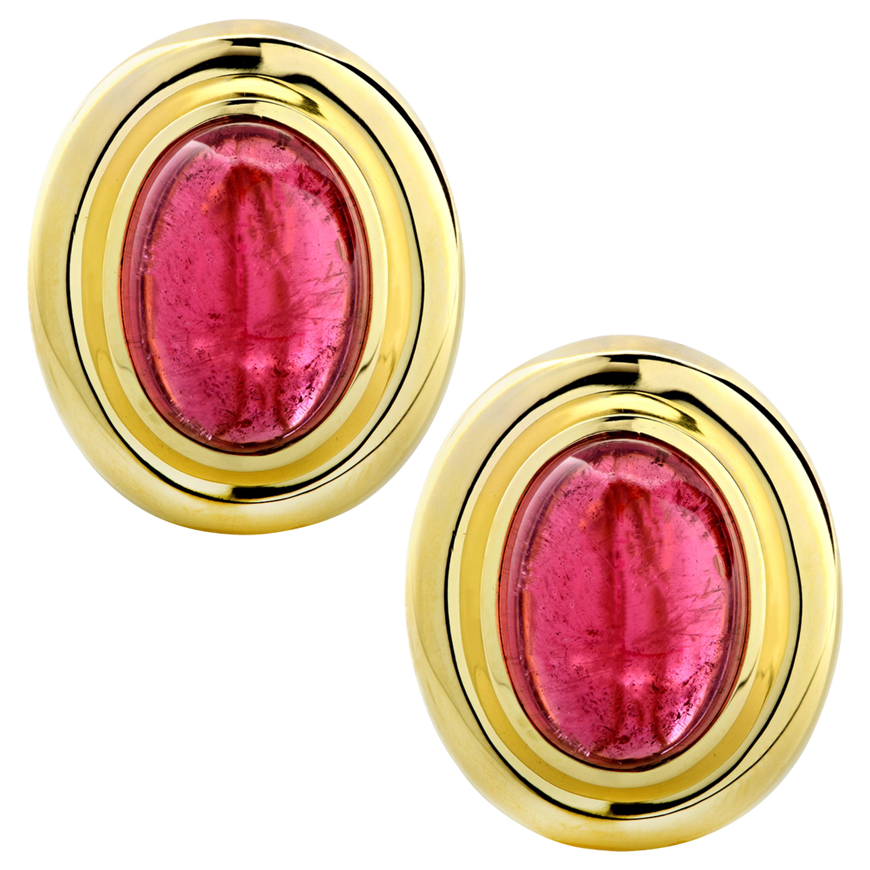 Paloma Picasso Tiffany & Co. Pink Tourmaline Clip-On Earrings