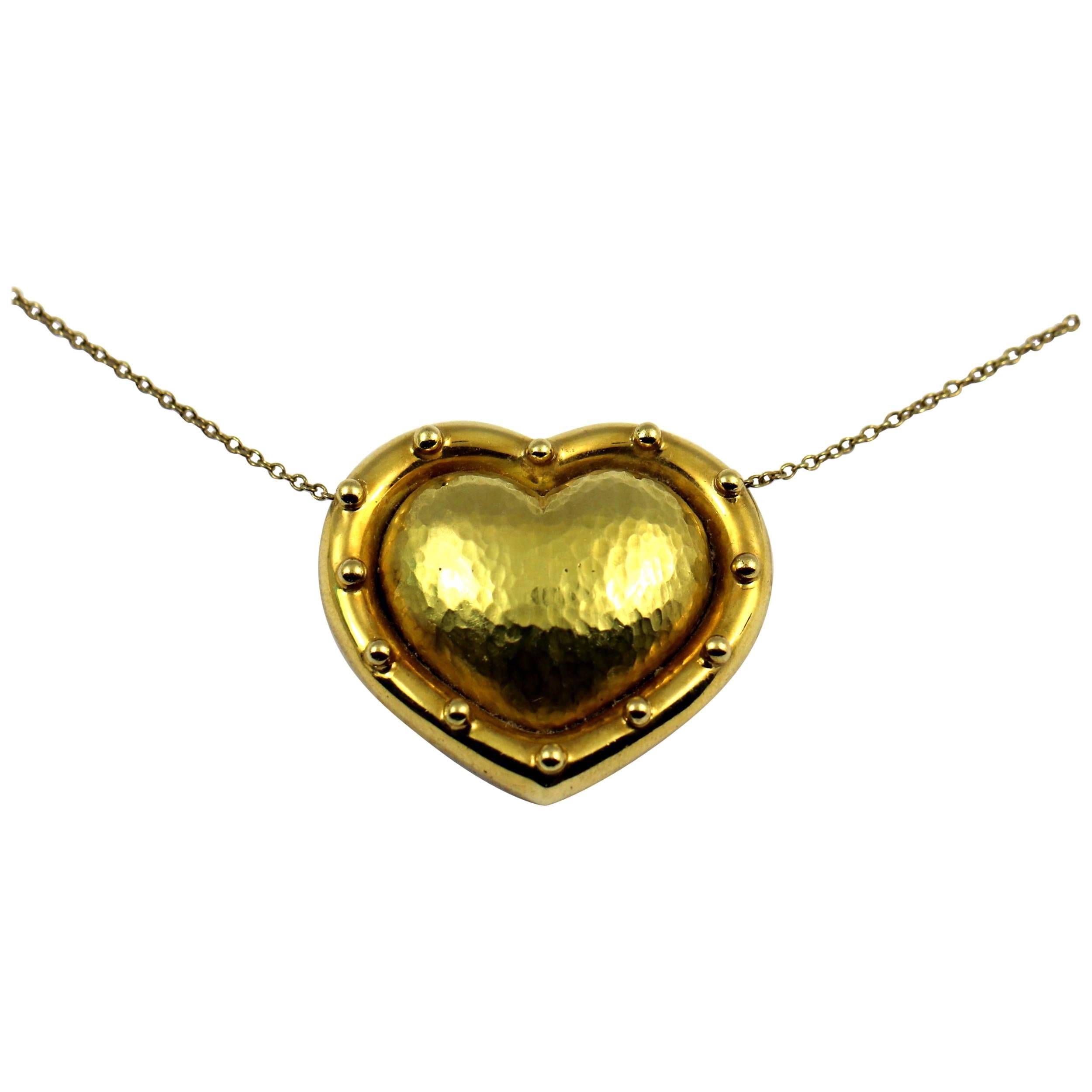 Paloma Picasso Tiffany & Co. Puffed Gold Heart