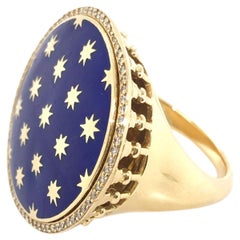 Paloma Picasso Tiffany & Co. Venezia Stella 18 Karat Yellow Gold Dress Ring