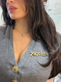 Paloma Picasso Tiffany & Co. XOXO Brooch XL 18K Yellow Gold