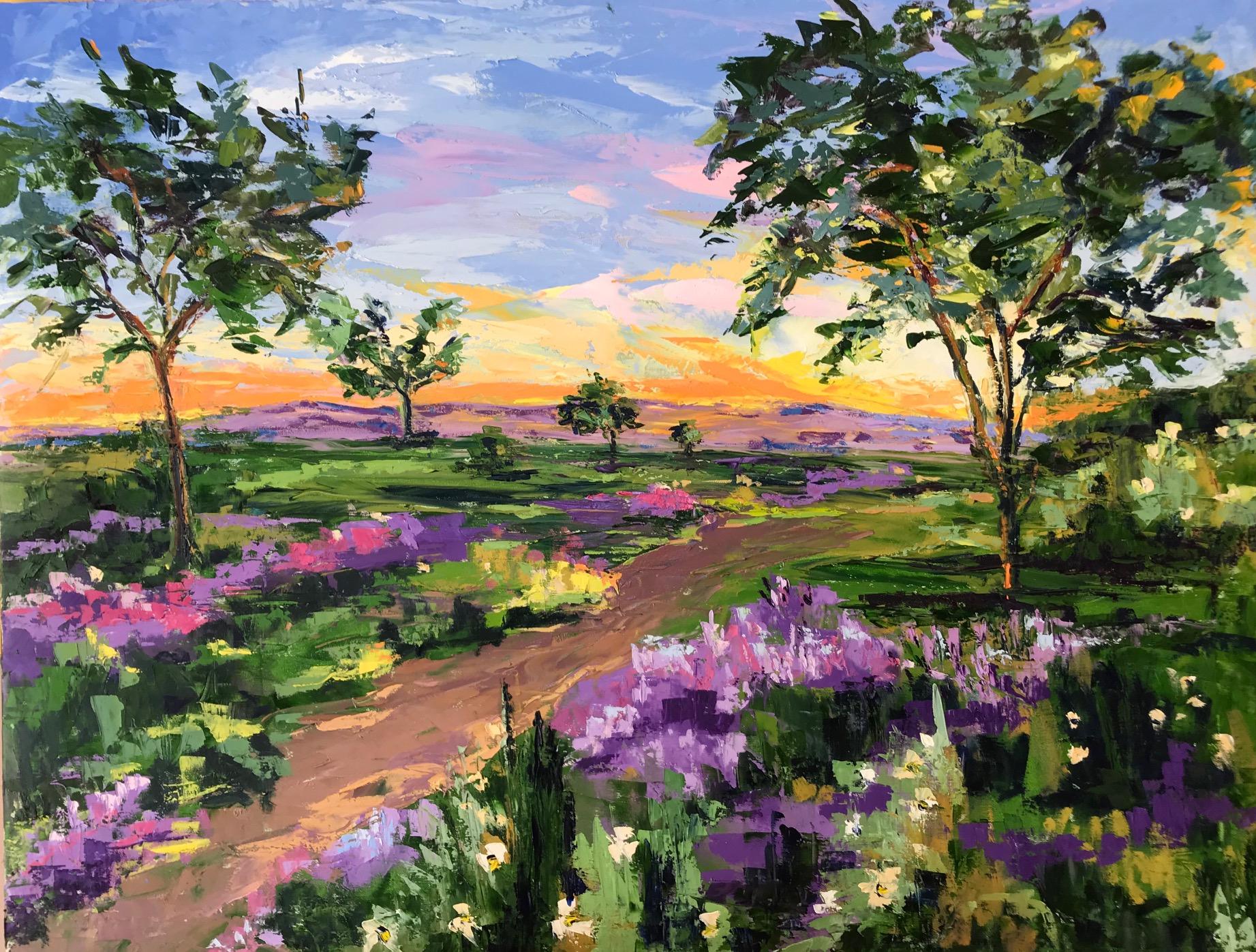 landscape painting oil on canvas
