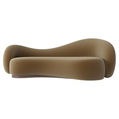 Paloma Sofa 200, Organic Modern, Strech Velvet, by Mehmet OREL for Studio Kirkit
