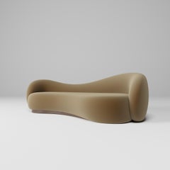 Paloma Sofa 250, Organic Modern, Flexib Velvet, by Mehmet OREL for Studio Kirkit