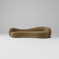 Paloma Sofa 280, Organic Modern, Flexib Velvet, by Mehmet Orel for Studio Kirkit