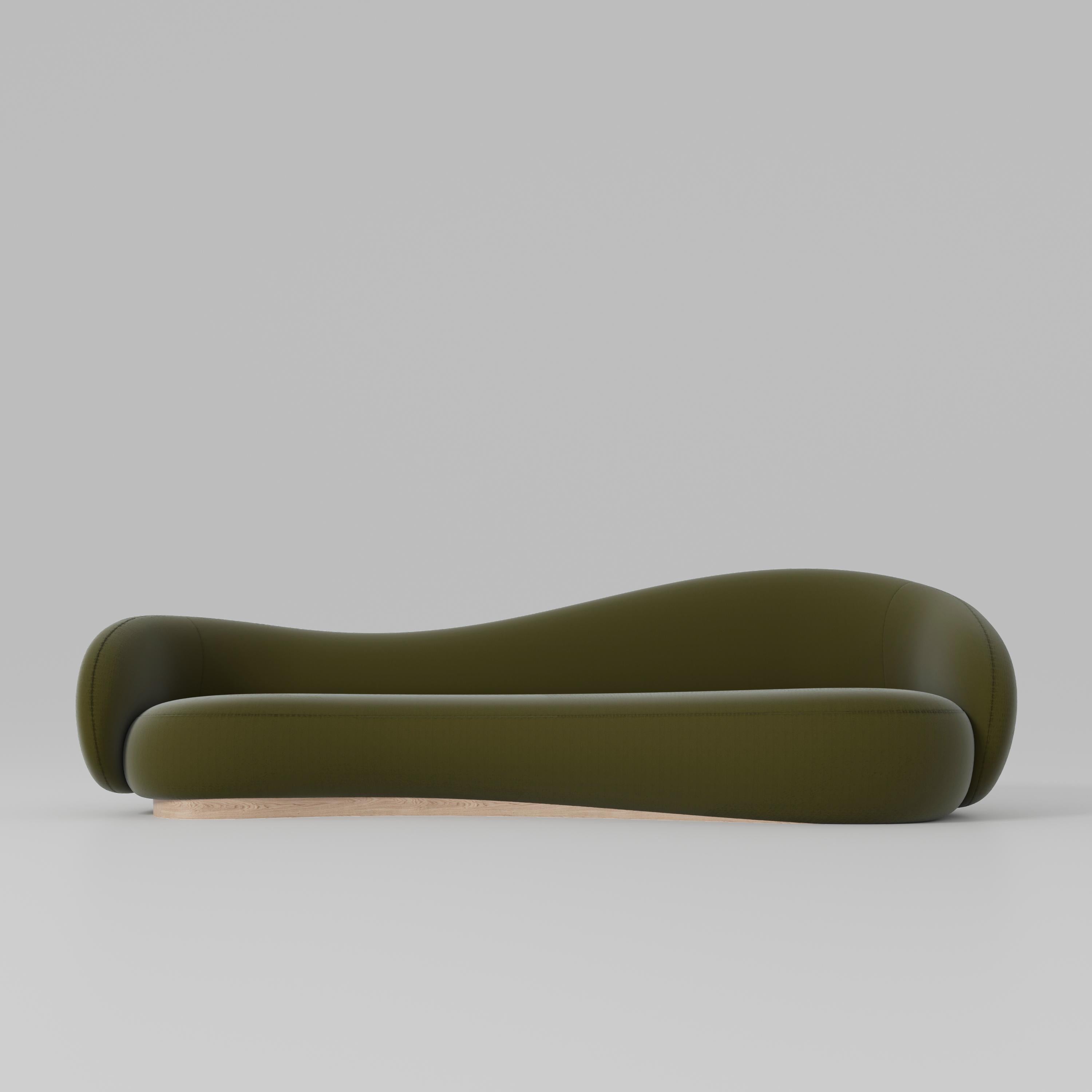 Hand-Crafted Paloma Sofa 250, Organic Modern, Designed by Mehmet OREL for Studio Kirkit For Sale