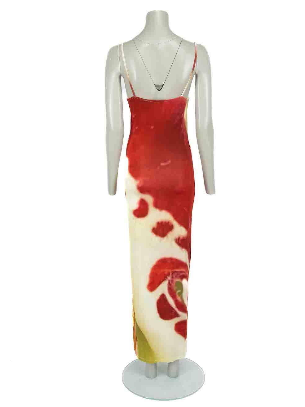 Paloma Wool Tie-Dye Printed Stretch Slip Dress Size M In Excellent Condition In London, GB