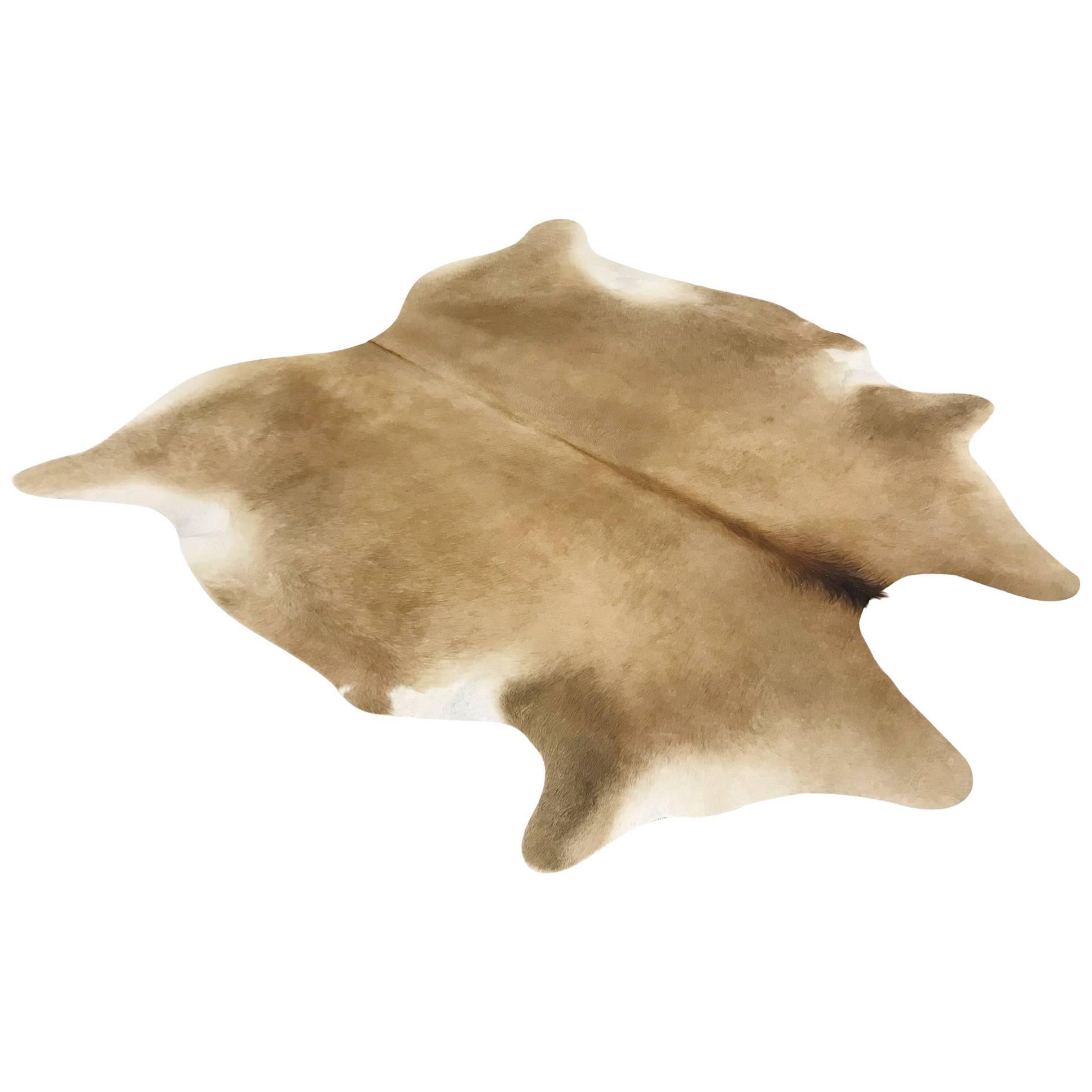 Palomino Brazilian Cowhide Rug