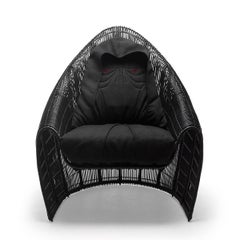 Palpatine Armchair in Black Finish