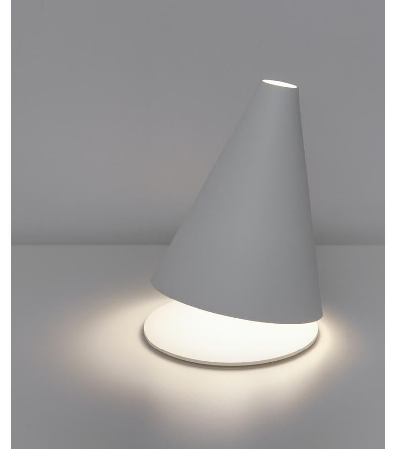 Palpebra-Tischlampe von Davide Groppi in Weiß (Italienisch) im Angebot