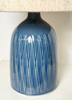 Palshus Ceramic Desk Lamp, Denmark, 1968