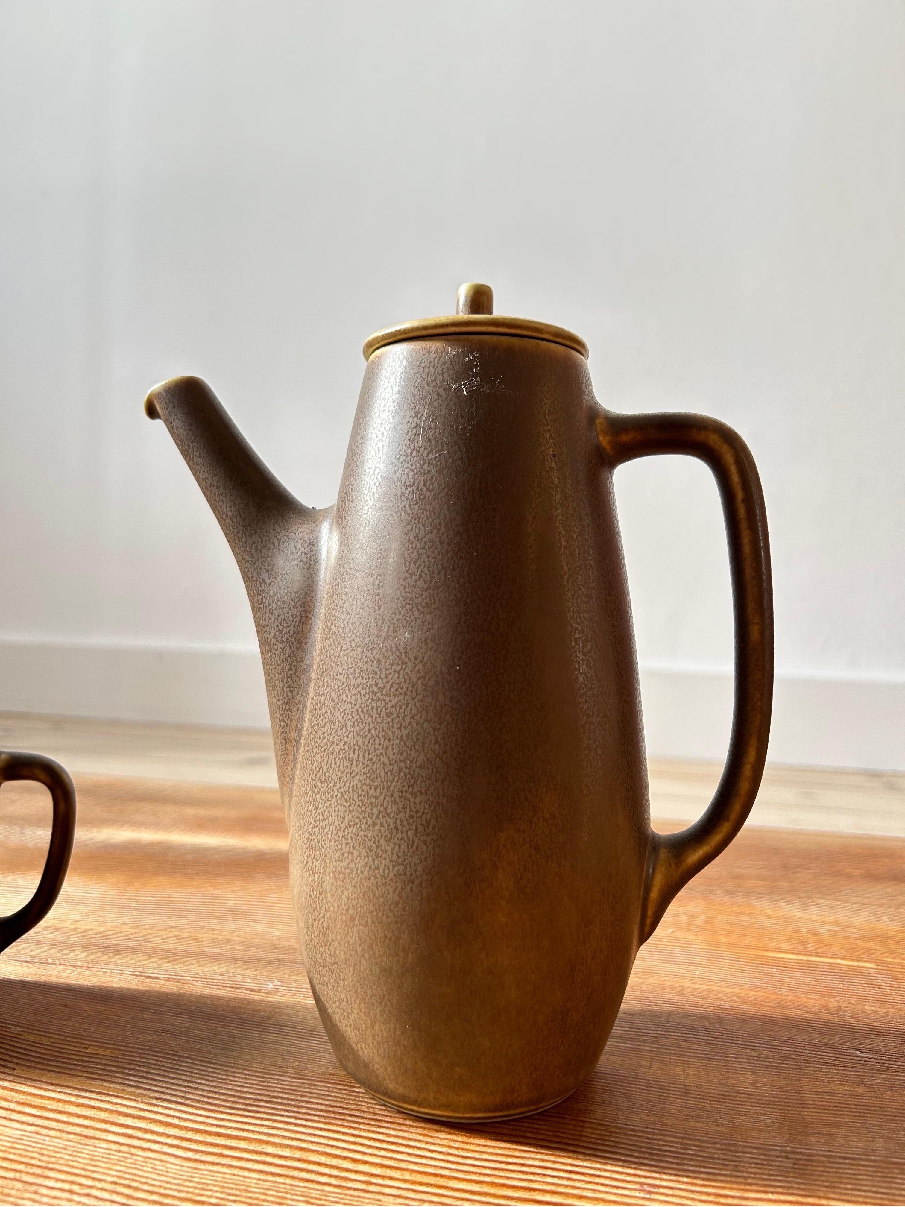Palshus Coffe Pot and Milk Jug, 1960s  In Good Condition For Sale In Valby, 84
