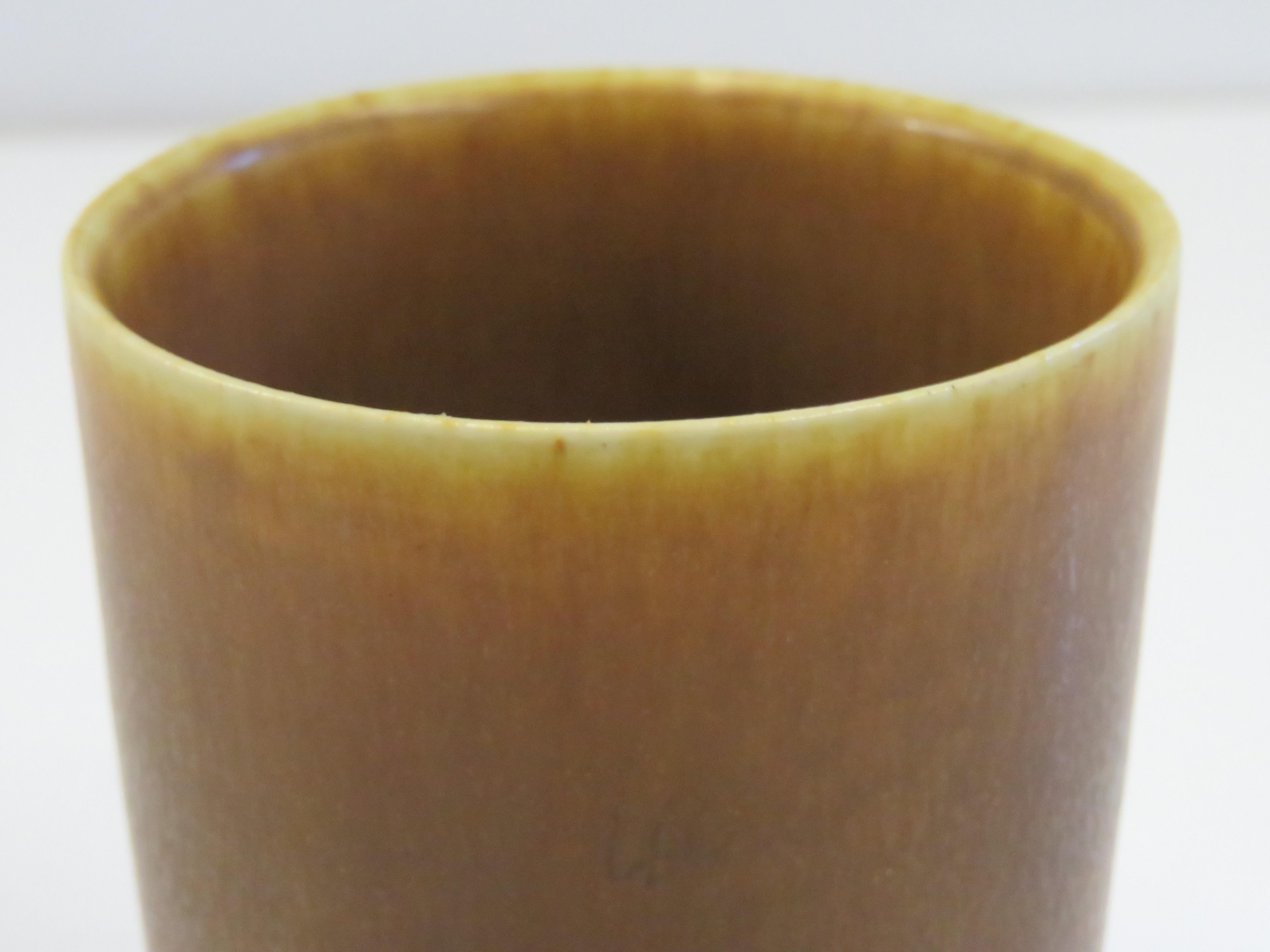 Metà XX secolo Vaso in gres danese moderno Palshus di Per Linnemann Schmidt, Danimarca, anni '60 in vendita
