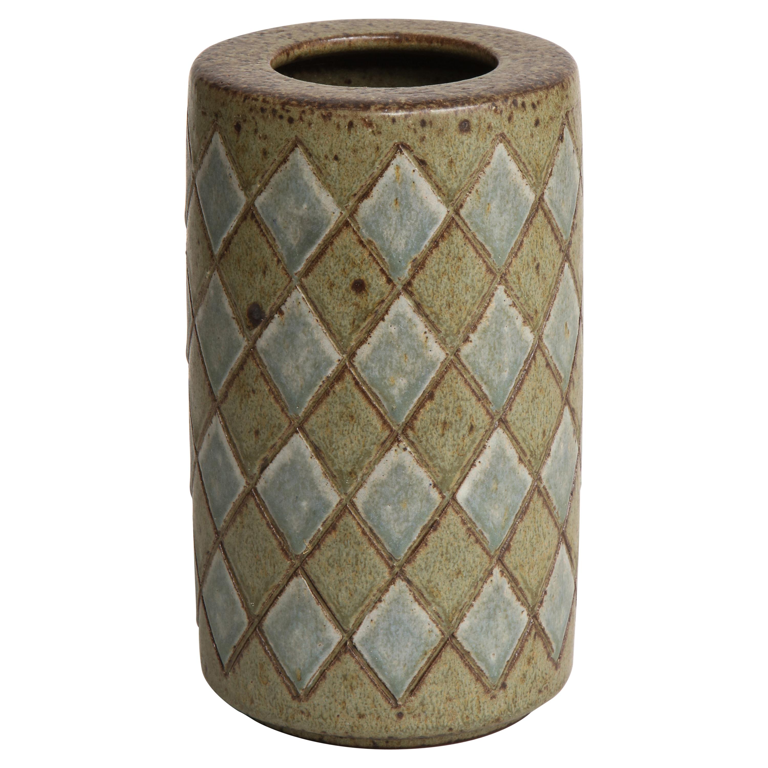 Palshus Denmark, Diamond Patterend Vase