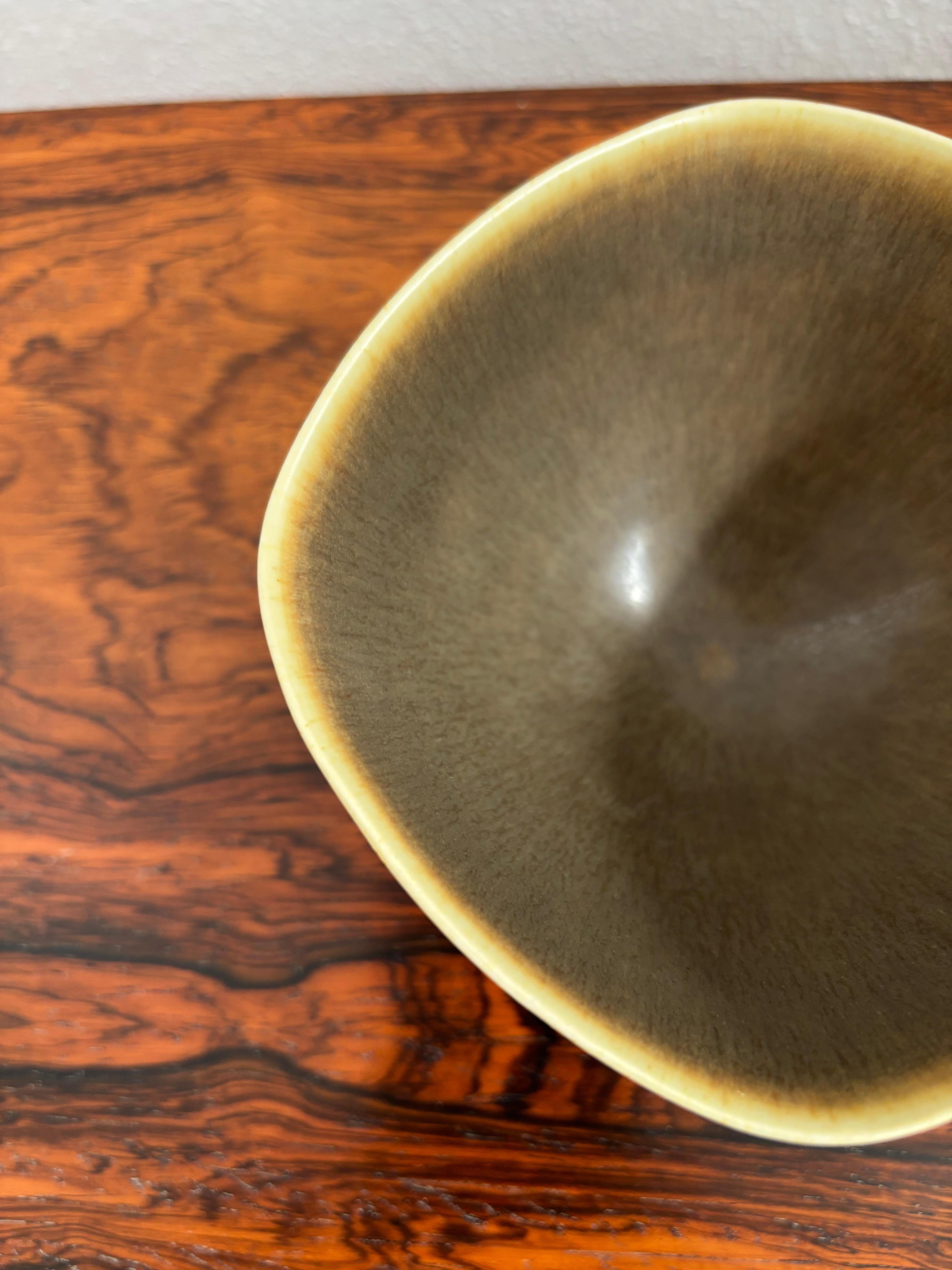 Grès porcellanato Palshus Per Linnemann-Schmidt Ciotola scandinava del medio secolo, Danimarca 1960 in vendita