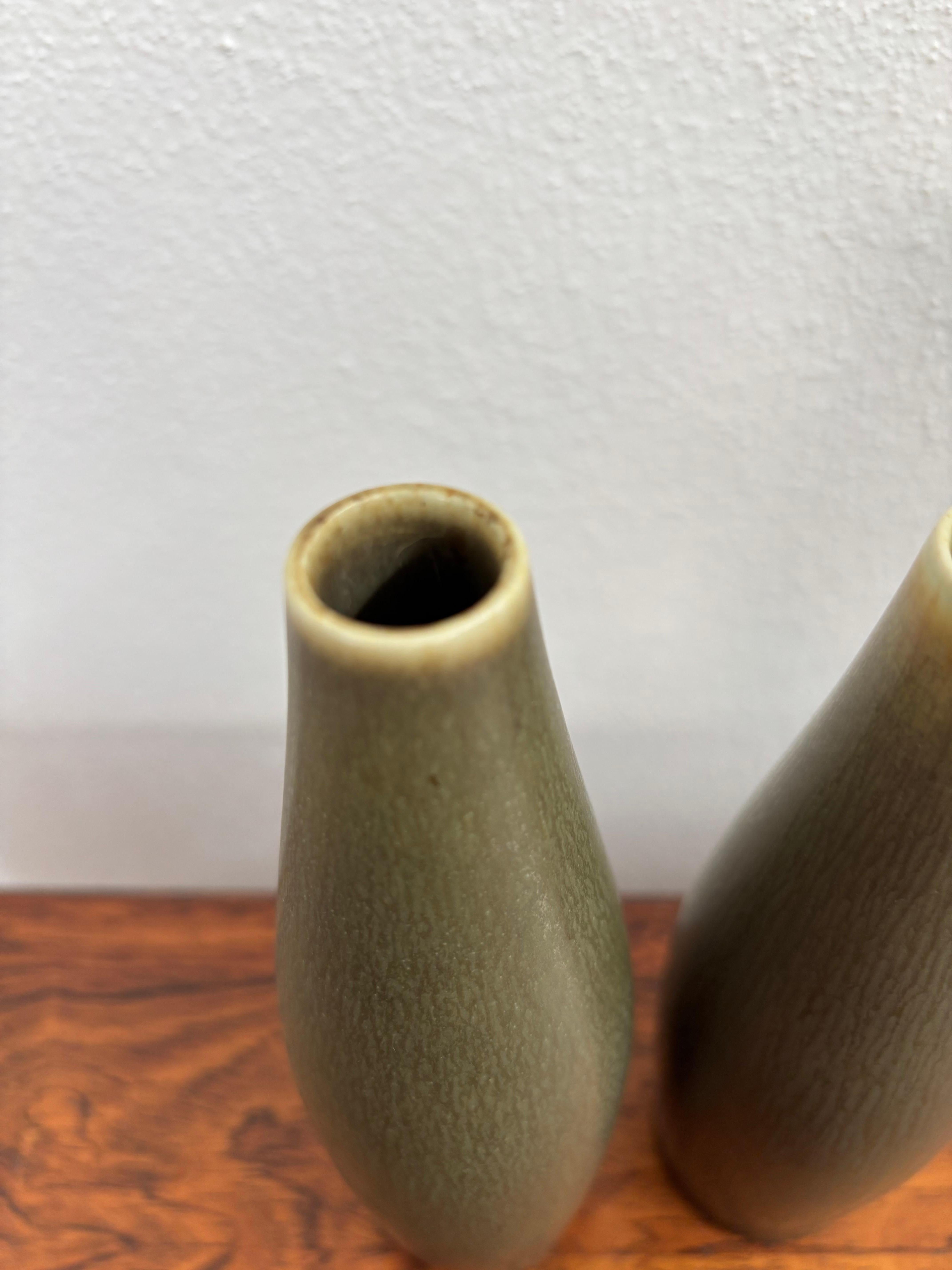 Mid-20th Century Palshus Per Linnemann-Schmidt Scandinavian Midcentury Vases Set, Denmark 1960s For Sale
